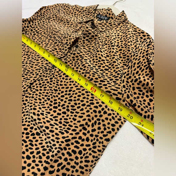 J Crew Amelia shirt-dress in cheetah print NWT - Picture 12 of 13